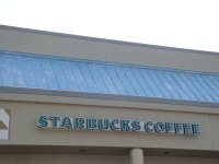 Store front for Starbucks Coffee in Safeway