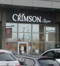 Store front for Crimson Lingerie & Apparel